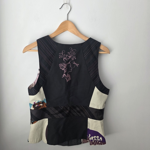 ✨ St. Martins Patchwork Statement Vest (Large) ✨ - Picture 9 of 10